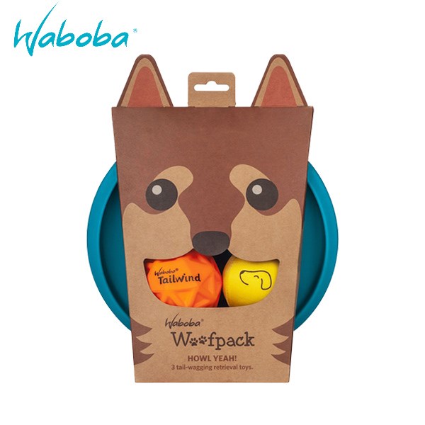 瑞典[WABOBA] Waboba Woofpack / 寵物玩具組