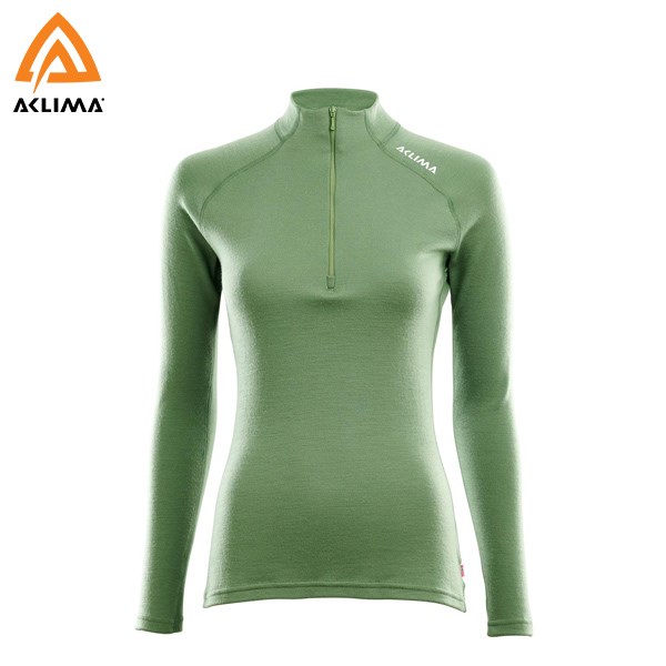 挪威[ACLIMA]WW Mock Neck W / 歐洲製女款美麗諾快乾羊毛衣