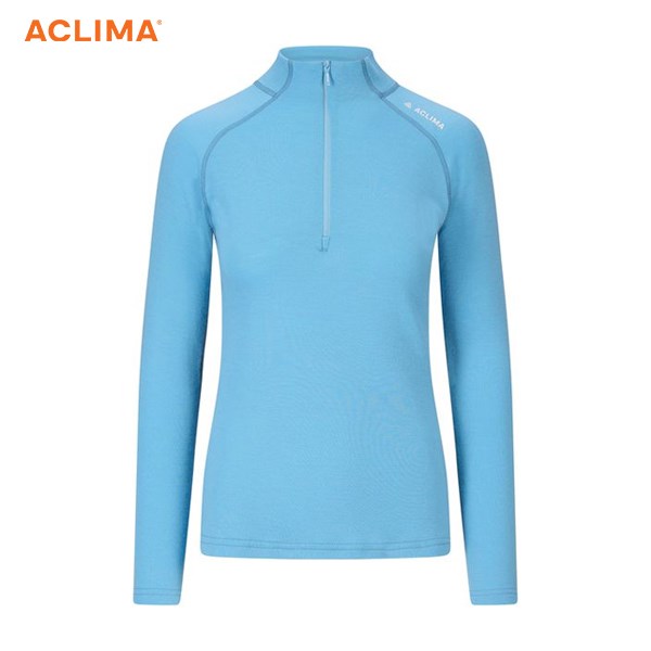 挪威[ACLIMA]WW Mock Neck W / 歐洲製女款美麗諾快乾羊毛衣