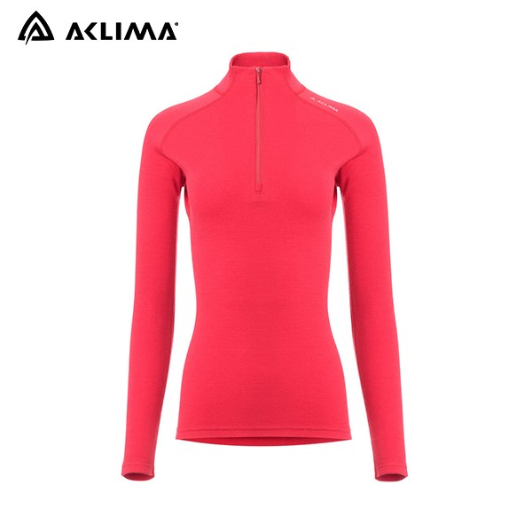 挪威[ACLIMA]WW Mock Neck W / 歐洲製女款美麗諾快乾羊毛衣