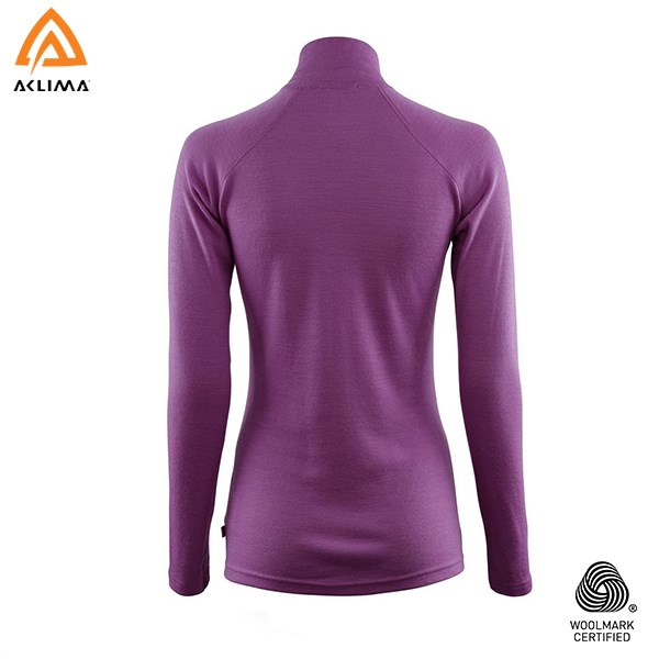 挪威[ACLIMA]WW Mock Neck W / 歐洲製女款美麗諾快乾羊毛衣