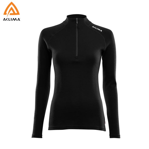 挪威[ACLIMA]WW Mock Neck W / 歐洲製女款美麗諾快乾羊毛衣