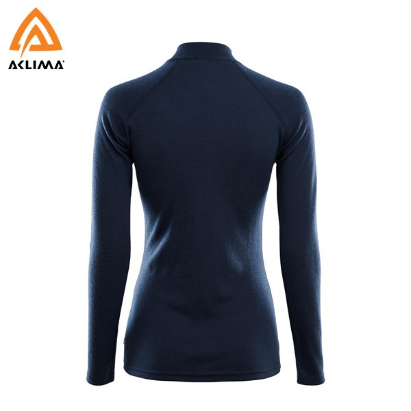 挪威[ACLIMA]WW Mock Neck W / 歐洲製女款美麗諾快乾羊毛衣