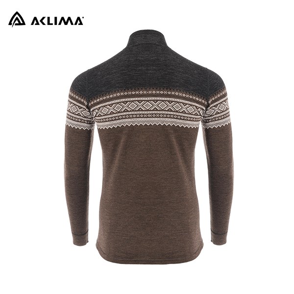 挪威[ACLIMA] DW MARIUS MOCK NECK W/ZIP M / 歐洲製男款美麗諾羊毛快乾衣