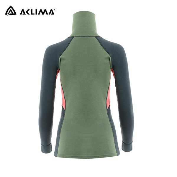 挪威[ACLIMA] WW Polo W / 美麗諾羊毛女款拉鍊翻領長袖上衣 / Polo衫 / 運動上衣 / 冬季保暖服飾