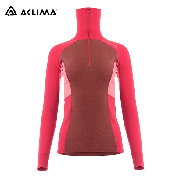 挪威[ACLIMA] WW Polo W / 美麗諾羊毛女款拉鍊翻領長袖上衣 / Polo衫 / 運動上衣 / 冬季保暖服飾