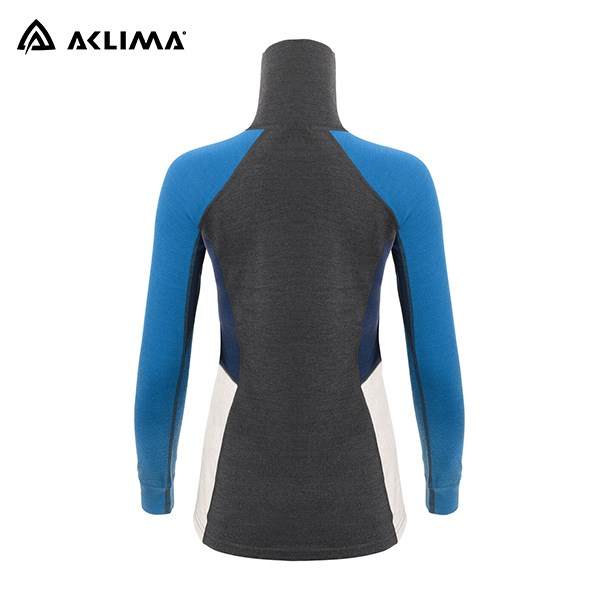 挪威[ACLIMA] WW Polo W / 美麗諾羊毛女款拉鍊翻領長袖上衣 / Polo衫 / 運動上衣 / 冬季保暖服飾