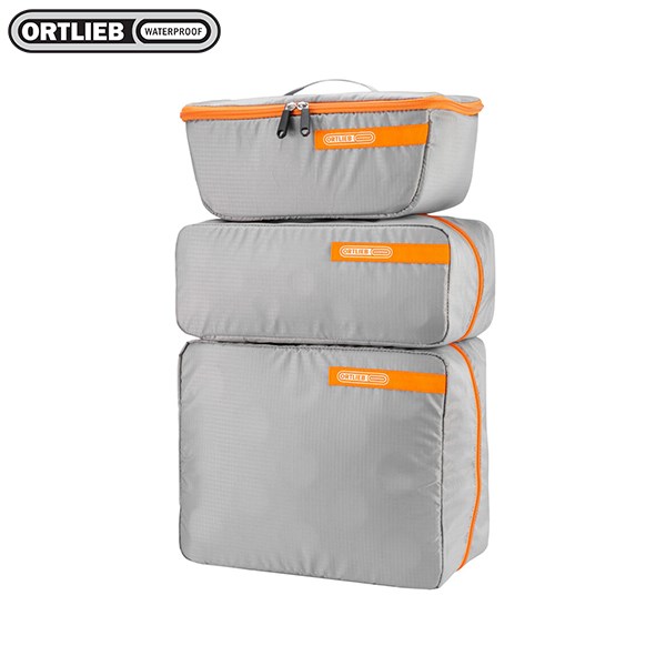 德國[ORTLIEB] Packing Cube Bundle / 輕量化方塊打包袋組  / 旅行打包收納袋 / 盥洗化妝包 / 衣物收納包 / 整理袋 