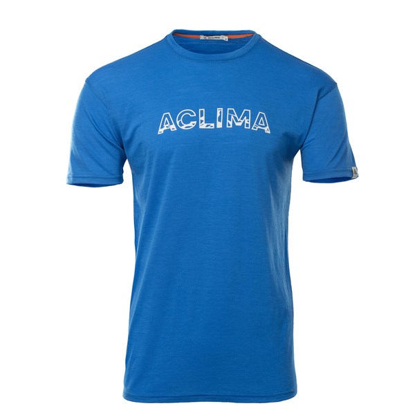 挪威[ACLIMA] LW Classic Tee Logo M / 歐洲製男款美麗諾羊毛輕量LOGO T恤 / 短袖T-Shirt / 快乾排汗吸濕