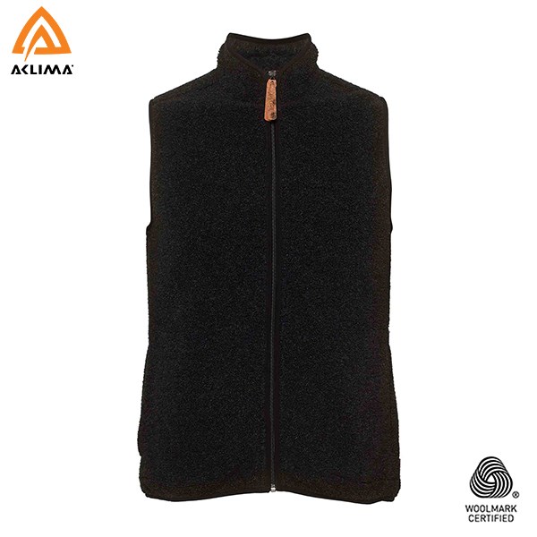 挪威[ACLIMA] Reborn Terry Vest M / 歐洲製男款美麗諾羊毛保暖拉鍊背心