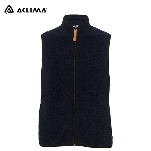 挪威[ACLIMA] Reborn Terry Vest M / 歐洲製男款美麗諾羊毛保暖拉鍊背心
