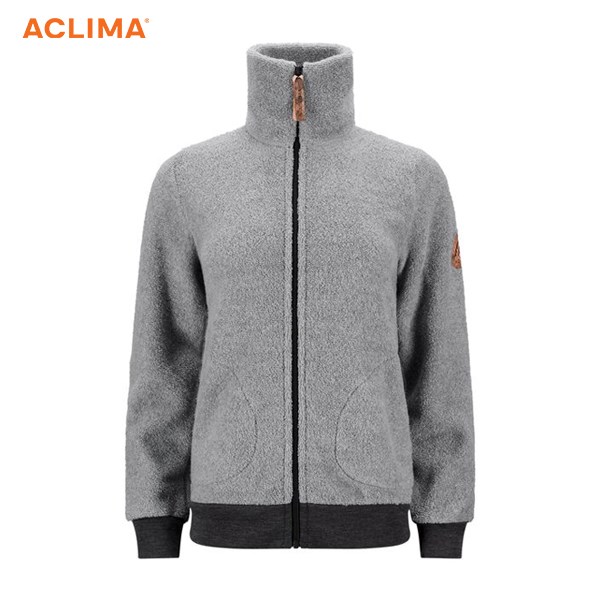 長毛象 -挪威[ACLIMA]RB Terry Jacket W 女保暖拉鍊外套 / 內層使用羊毛刷毛層 / 再生布料