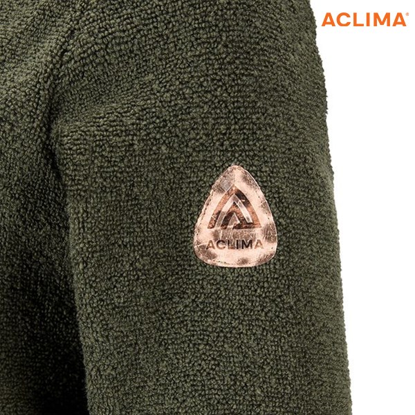 長毛象 -挪威[ACLIMA]RB Terry Jacket W 女保暖拉鍊外套 / 內層使用羊毛刷毛層 / 再生布料