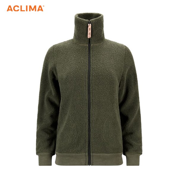 長毛象 -挪威[ACLIMA]RB Terry Jacket W 女保暖拉鍊外套 / 內層使用羊毛刷毛層 / 再生布料