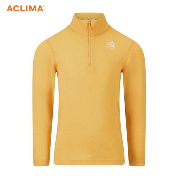 長毛象 -挪威[ACLIMA]WW Mockneck Ch 兒童高領長袖上衣 / 保暖通風 / 親膚不搔癢