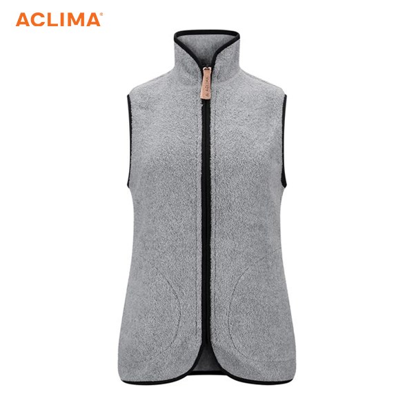 長毛象-挪威[ACLIMA] Reborn Terry Vest W / 歐洲製女款美麗諾羊毛保暖拉鍊背心