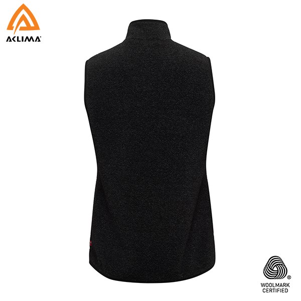 長毛象-挪威[ACLIMA] Reborn Terry Vest W / 歐洲製女款美麗諾羊毛保暖拉鍊背心