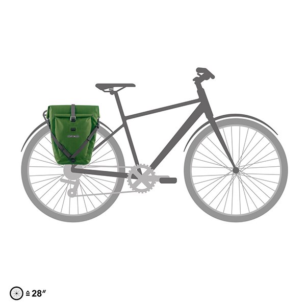德國【ORTLIEB】Back-Roller Plus霧面防水馬鞍袋 / 自行車後馬鞍袋 / QL2.1安裝系統