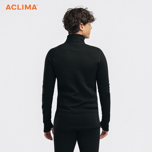  挪威【ACLIMA】FW Polo w/zip M 男拉鍊高領上衣 / 美麗諾羊毛 / 保暖刷毛 / 輕量快乾