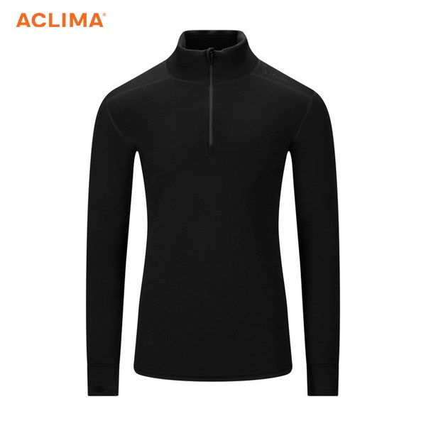  挪威【ACLIMA】FW Polo w/zip M 男拉鍊高領上衣 / 美麗諾羊毛 / 保暖刷毛 / 輕量快乾