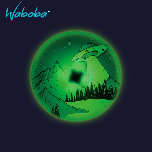 瑞典[WABOBA]Waboba Wingman UFO - Owl / LED軟式飛盤