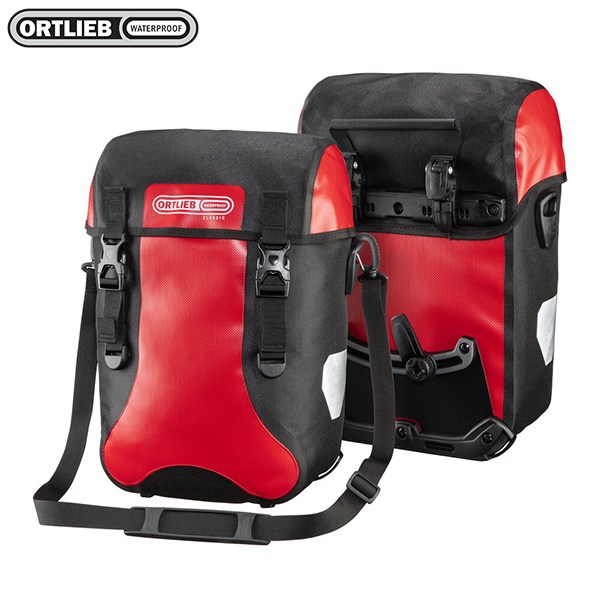 德國[ORTLIEB] Sport-Packer Classic (pair)(2*15L) / 亮面防水馬鞍袋-肩背四用包(一對)可掛,手提,肩背及雙肩(需另購背架)