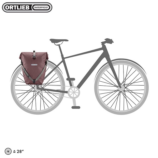 德國[ORTLIEB] Back Roller Urban QL2.1 (20L)(單個) / 城市款霧面防水馬鞍袋-肩背四用包(需另購背架)