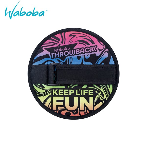 典[WABOBA]Waboba Throwback 黏黏滑翔組(2+1)/黏球靶玩具組/丟球.黏球.魔術貼.魔術氈/戶外露營玩具組/多人遊戲/團康遊戲