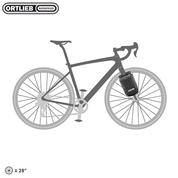 德國[ORTLIEB] Fork-Pack 4.1L 防水腳踏車前叉袋(德國製)