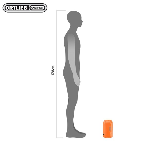 德國【ORTLIEB】Dry-Bag Light Valve / 氣閥設計 壓縮防水收納袋(7L) 德國製
