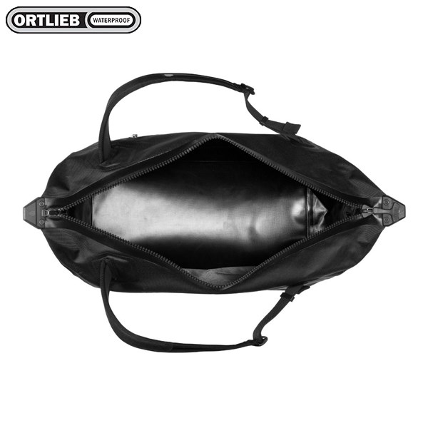 德國【ORTLIEB】Duffle Metrosphere 60L 黑色壓紋防水旅行袋 (德國製)/戶外休閒雙肩防水包/雙肩溯溪防水包