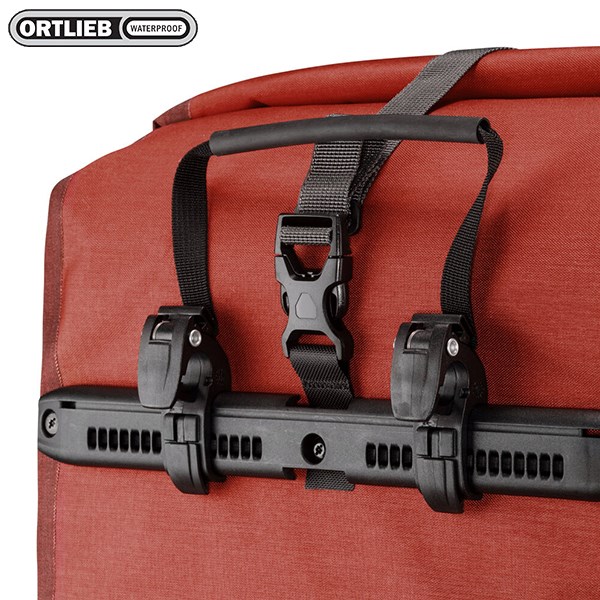 德國[ORTLIEB] Back-Roller Plus (pair) -霧面防水馬鞍袋-肩背四用包(一對)可掛,手提,肩背及雙肩(需另購背架)