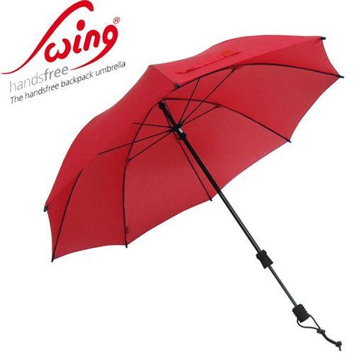 德國[EuroSCHIRM] 德國高級雨傘品牌 SWING HANDSFREE / 免持健行傘 大(紅)