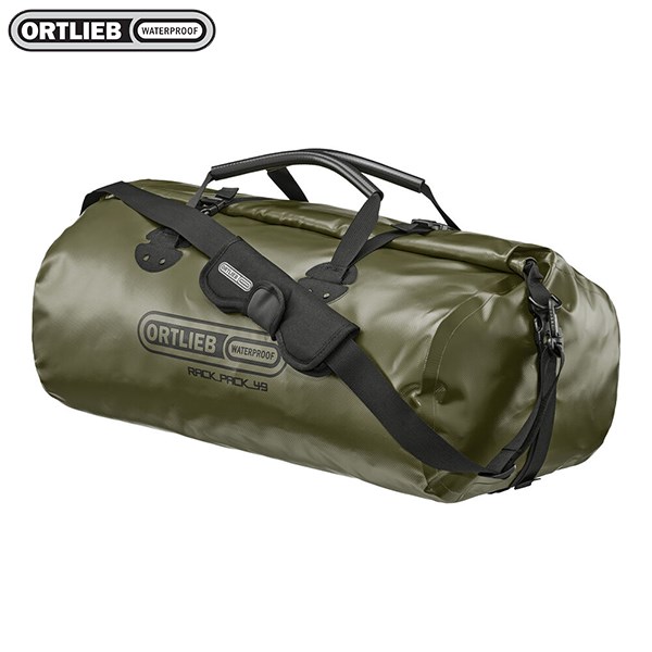 德國[ORTLIEB] Rack-Pack (49L) / 防水亮面旅行袋(德國製)/圓筒運動型防水旅行袋/戶外腳踏車自行車防水包袋