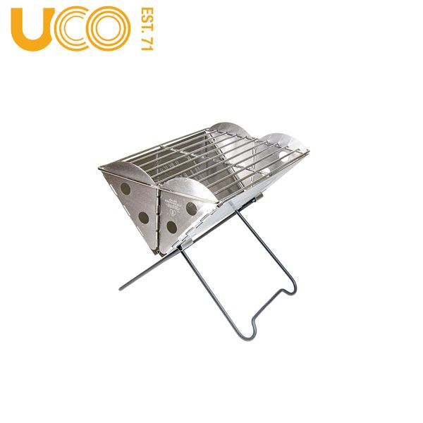 美國【UCO】MINI FLATPACK PORTABLE GRILL & FIREPIT 輕巧攜帶式折疊烤架&火爐(小) / 烤肉架 /露營烤肉