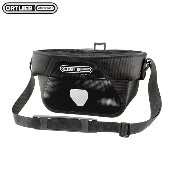 德國[ORTLIEB] Ultimate Six Classic (5L) / 亮面防水車把袋-肩背兩用包(S) 不含零件 德國製