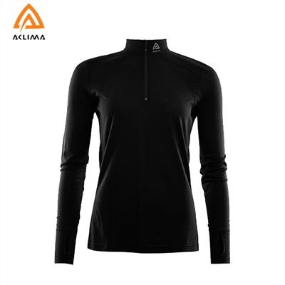挪威[ACLIMA] LW ZIP Shirt  W / 歐洲製女款美麗諾羊毛快乾 ZIP Shirt