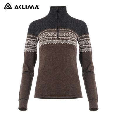 挪威[ACLIMA]DW MARIUS MOCK NECK W / 歐洲製女款美麗諾快乾羊毛衣