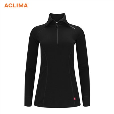 挪威[ACLIMA] WW Polo W / 美麗諾羊毛女款拉鍊翻領長袖上衣 / Polo衫 / 運動上衣 / 冬季保暖服飾