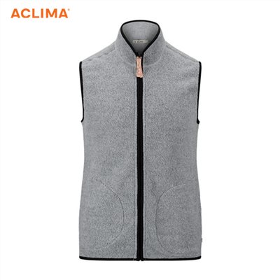 挪威[ACLIMA] Reborn Terry Vest M / 歐洲製男款美麗諾羊毛保暖拉鍊背心