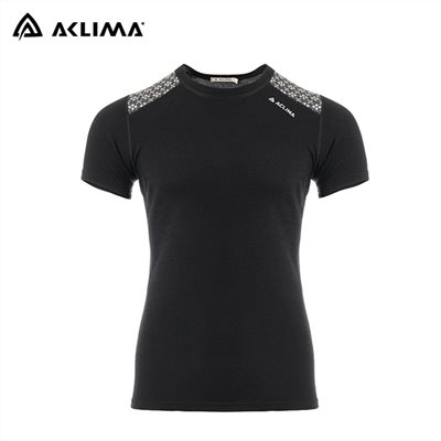 長毛象 -挪威[ACLIMA]DE Glitre T-Shirt M 男提花短袖上衣 / 圖樣羊毛 / 無車縫觸感