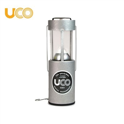美國【UCO】Original Candle Lantern 蠟燭營燈 ( 銀 ) / 霧面蠟燭燈 / 營燈