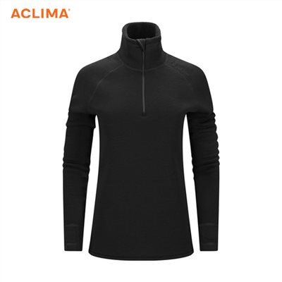 挪威【ACLIMA】FW Polo w/zip W 女拉鍊高領上衣 / 美麗諾羊毛 / 保暖刷毛 / 輕量快乾