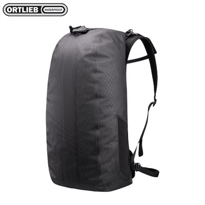 德國【ORTLIEB】Atrack Metrosphere 34L 黑色壓紋防水背包 (德國製)